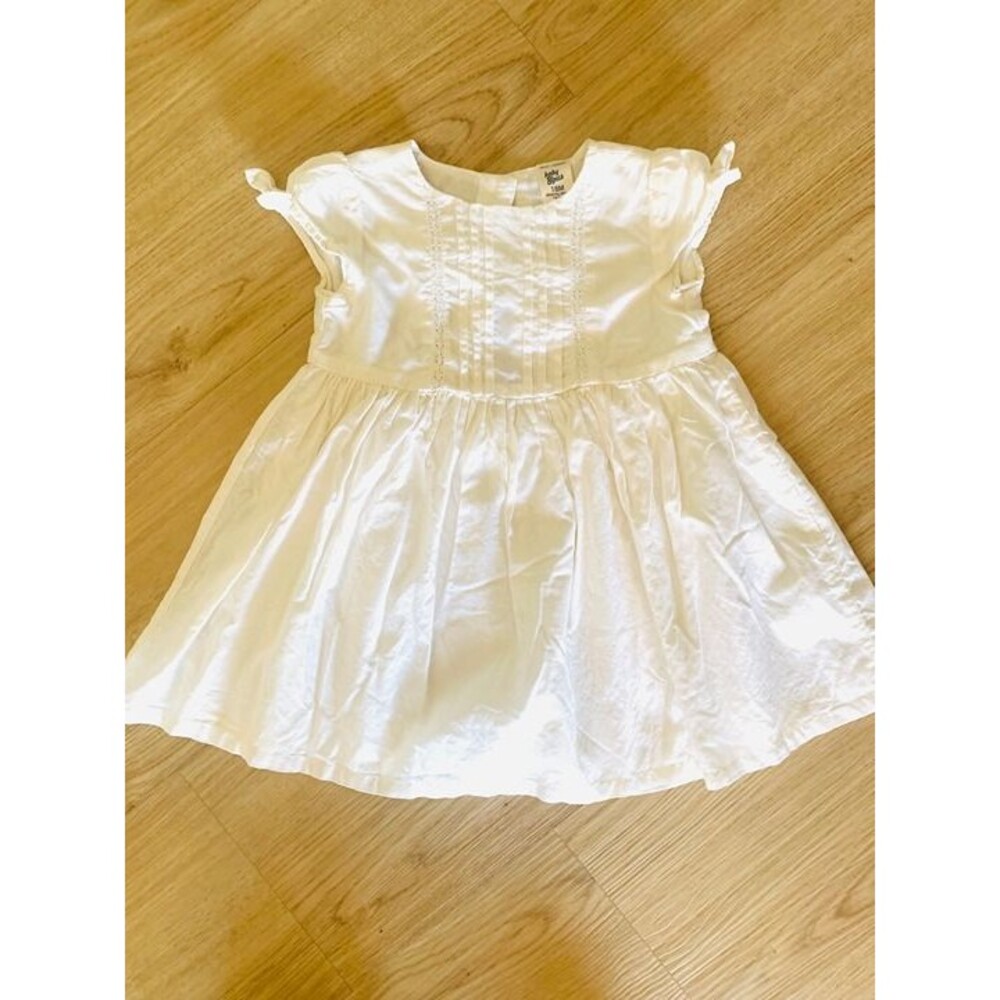 OSHKOSH celebration dress white 18M